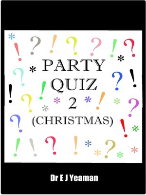 cover image of Party Quiz 2 (Christmas)